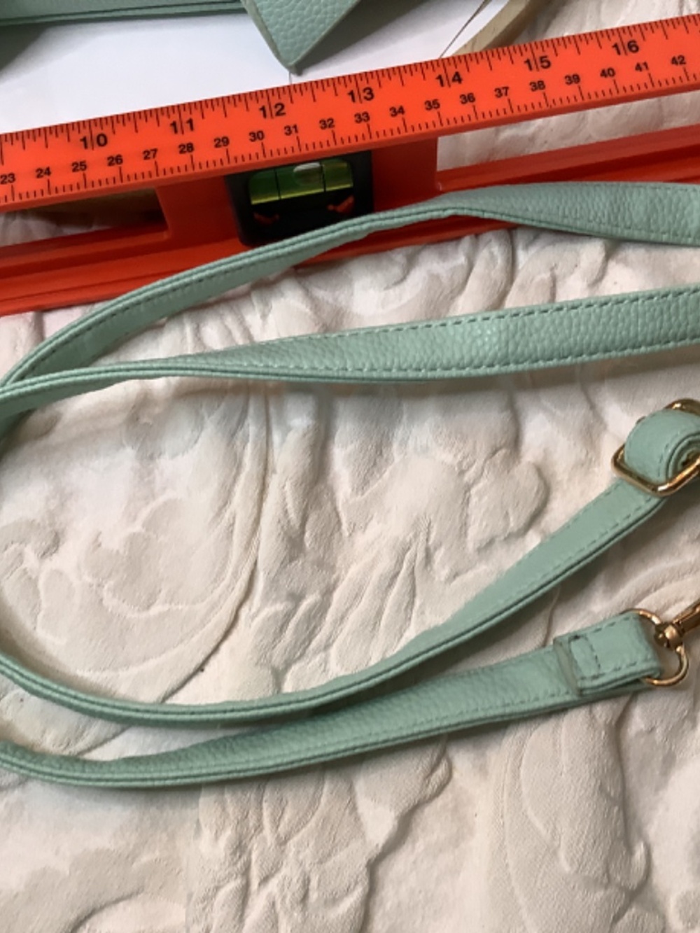 EUC Grossi Green Bow hand crossbody bag - Picture 12 of 14
